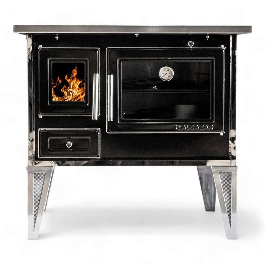Cocina Leña Alcázar 82X56 L80 Con Kit Caño 5