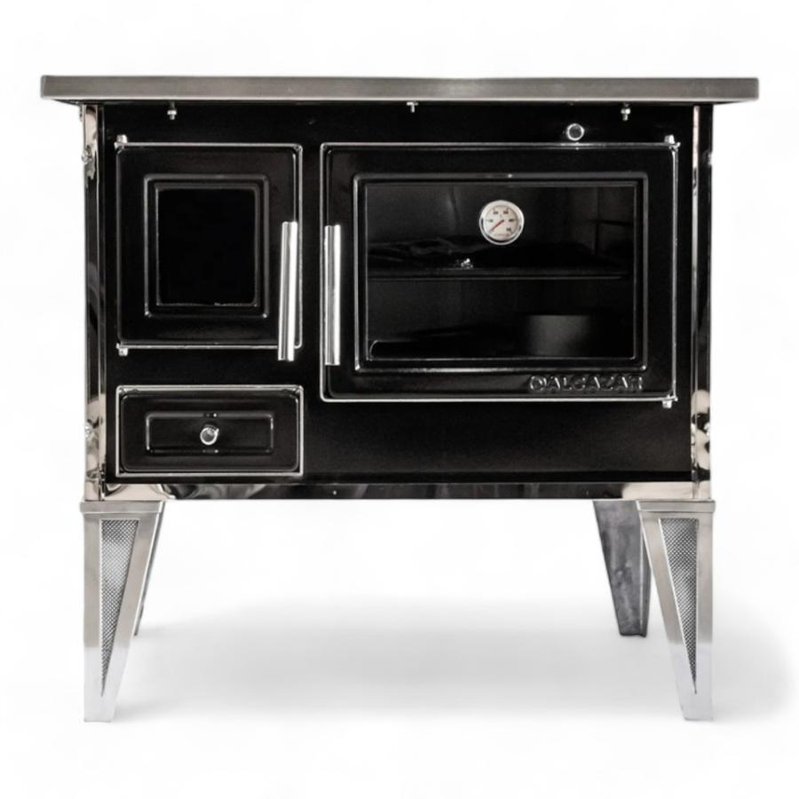 Cocina Leña Alcázar 82X56 L80 Con Kit Caño 5