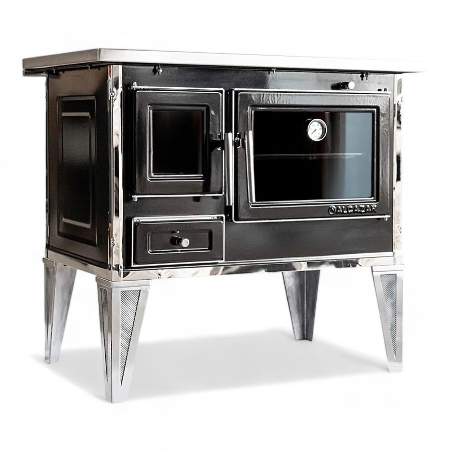 Cocina Leña Alcázar 82X56 L80 Con Kit Caño 5