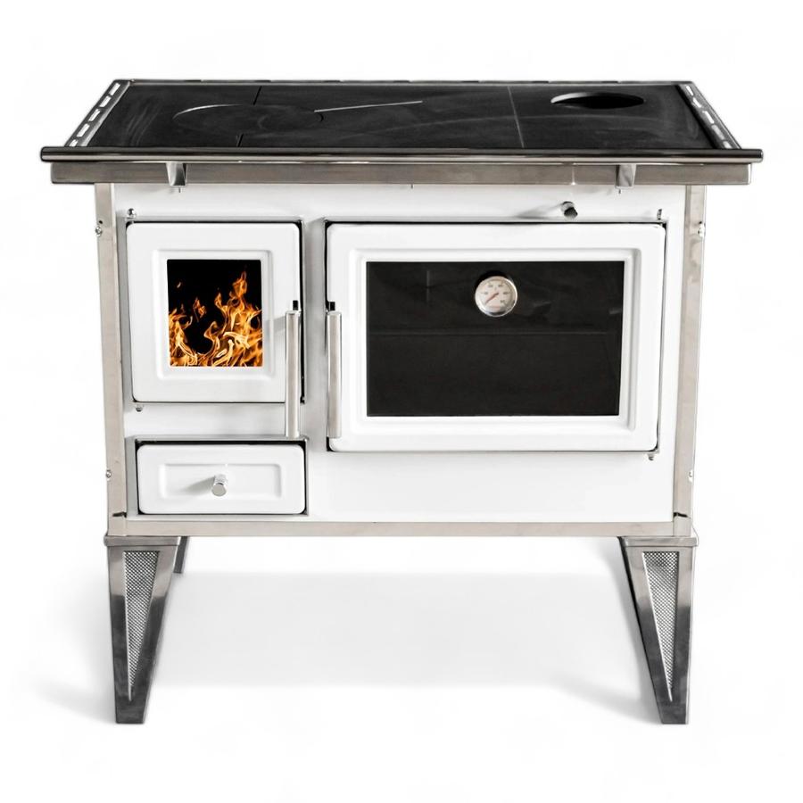 Cocina Leña Alcázar 92X62 L90 Con Kit Caño 6