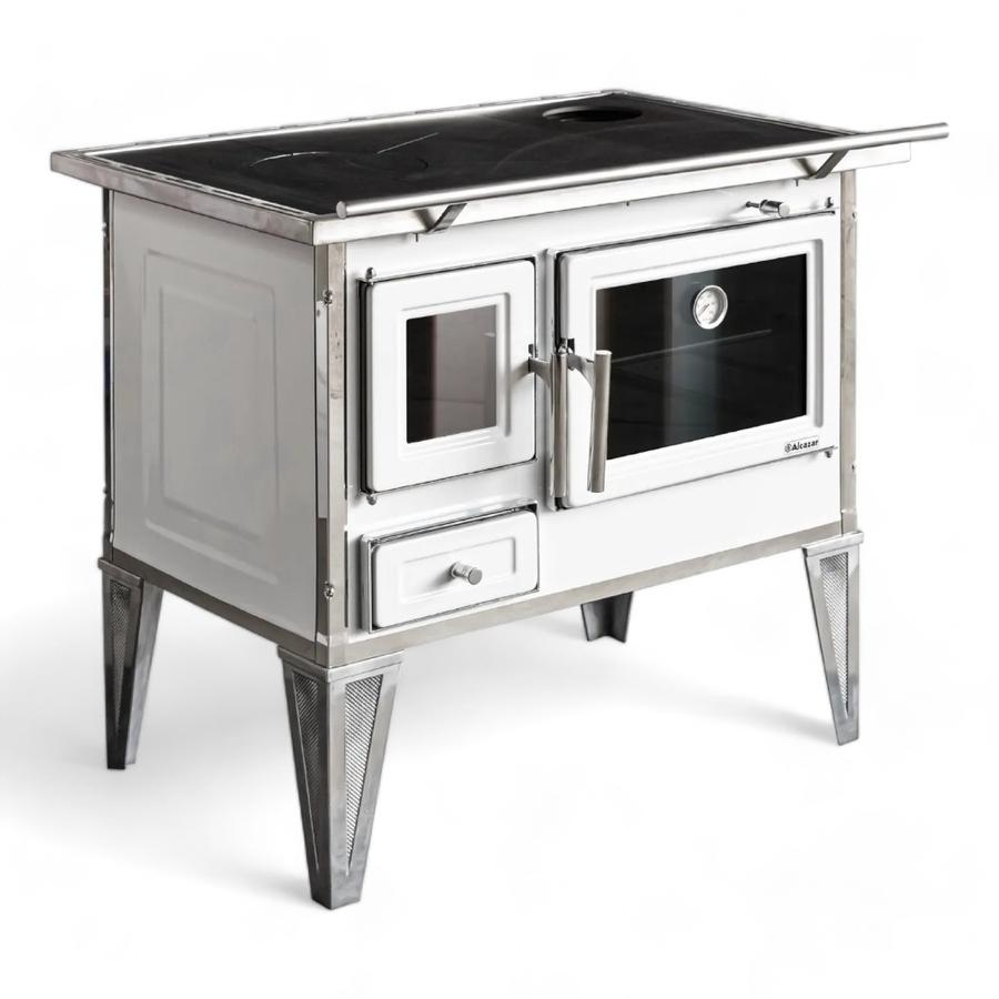 Cocina Leña Alcázar 92X62 L90 Con Kit Caño 6
