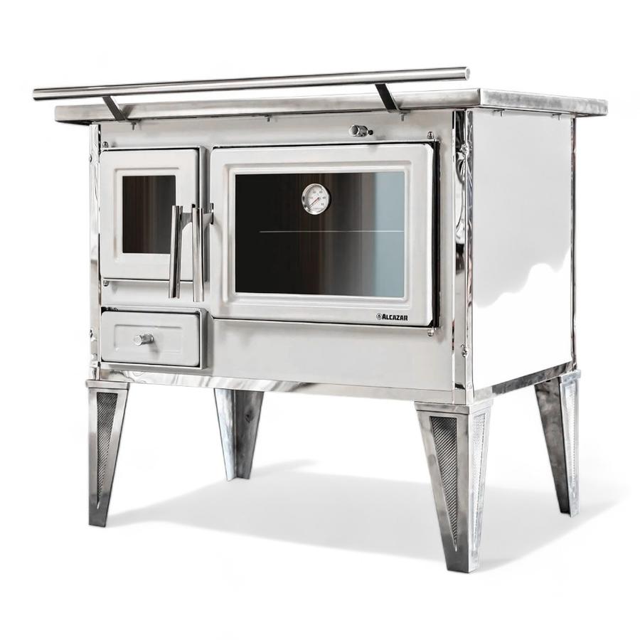 Cocina Leña Alcázar 92X62 L90 Con Kit Caño 6