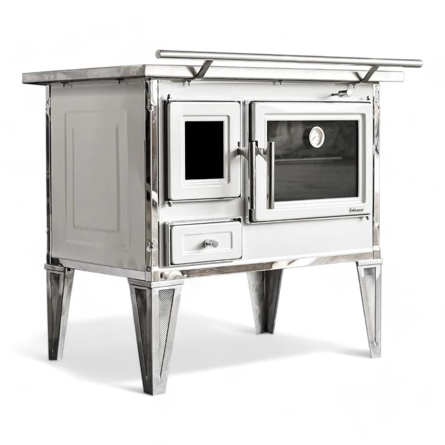Cocina Leña Alcázar 92X62 L90 Con Kit Caño 6