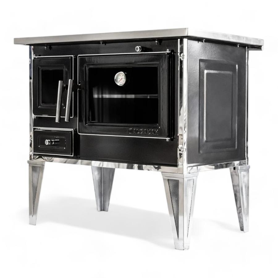 Cocina Leña Alcázar 92X62 L90 Con Kit Caño 6
