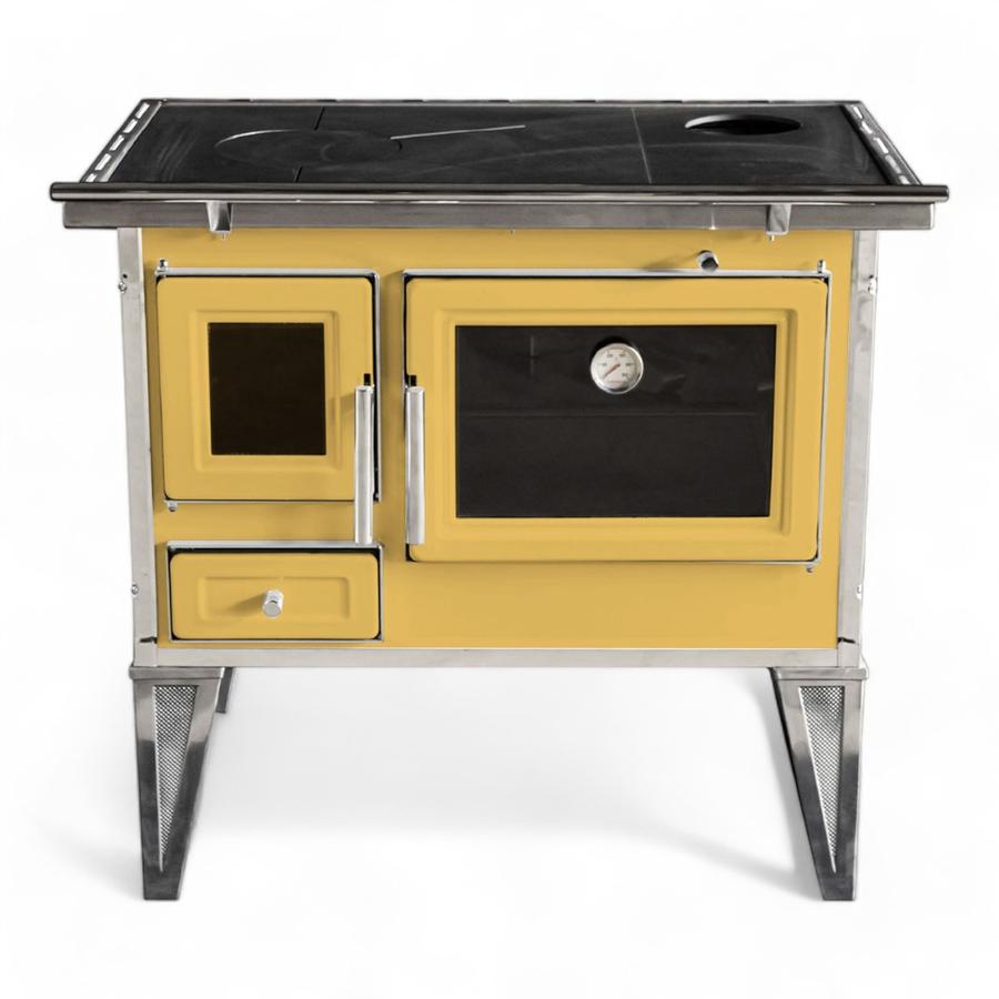 Cocina Leña Alcázar 92X62 L90 Con Kit Caño 6
