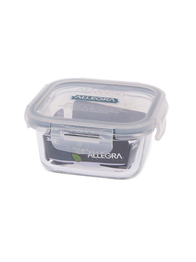Contenedor Hermético Vidrio Cuadrado 740 Ml