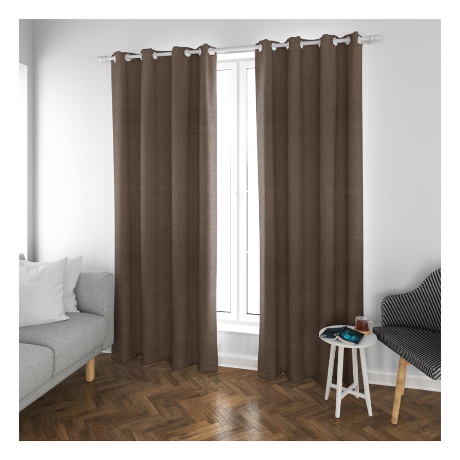 Set Cortinas Black out 140X220 Chocolate