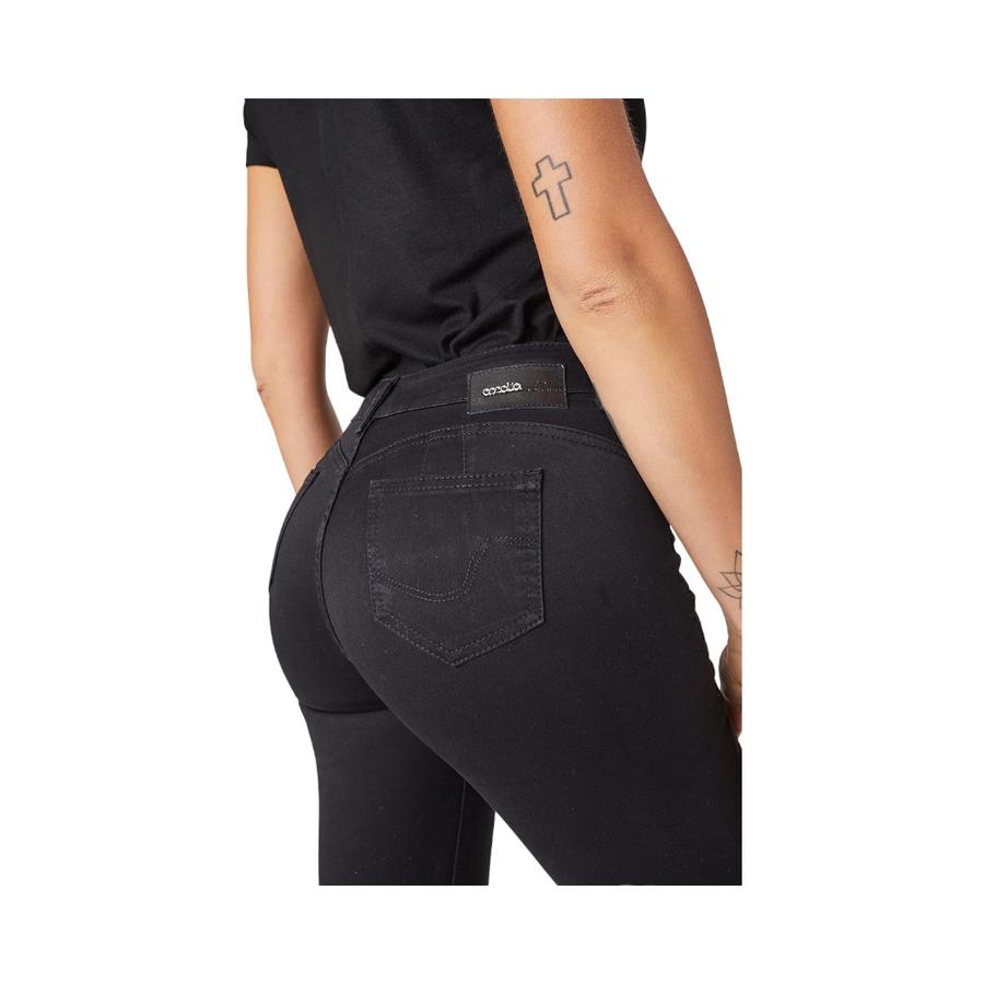 Jeans Mujer Amalia Jeans 2730 Tiro Alto Pitillo Negro