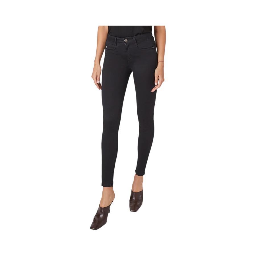 Jeans Mujer Amalia Jeans 2730 Tiro Alto Pitillo Negro