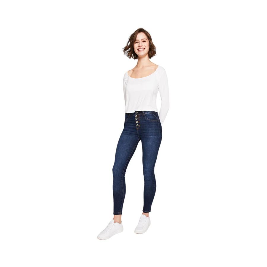 Jeans Pitillo Mujer Amalia Jeans 4031 Azul