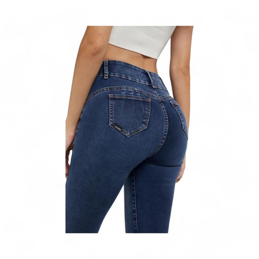Jeans Mujer Amalia Jeans 4681 Push in Push Up Azul