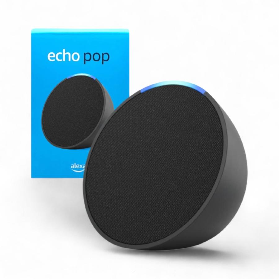 Asistente De Voz Amazon Alexa Echo Pop Charcoal