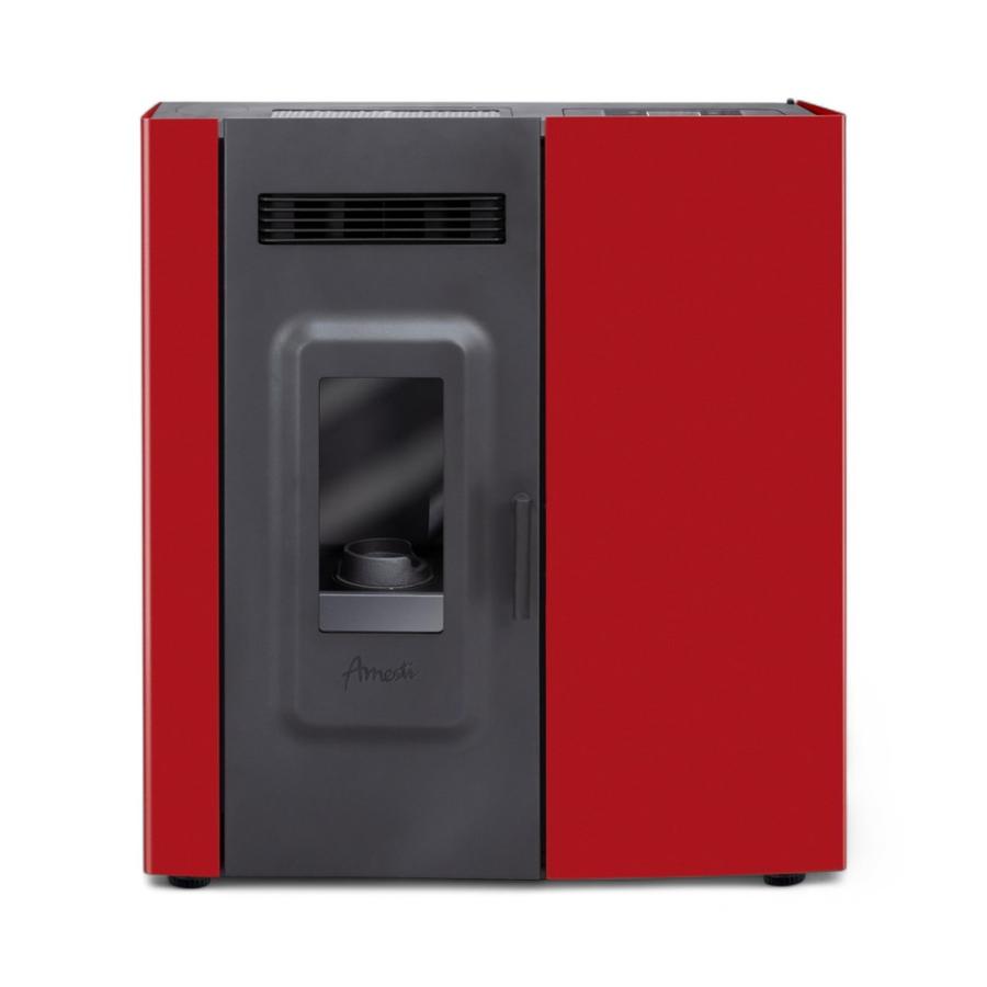 Estufa a Pellet Amesti Slim 9000 Rojo
