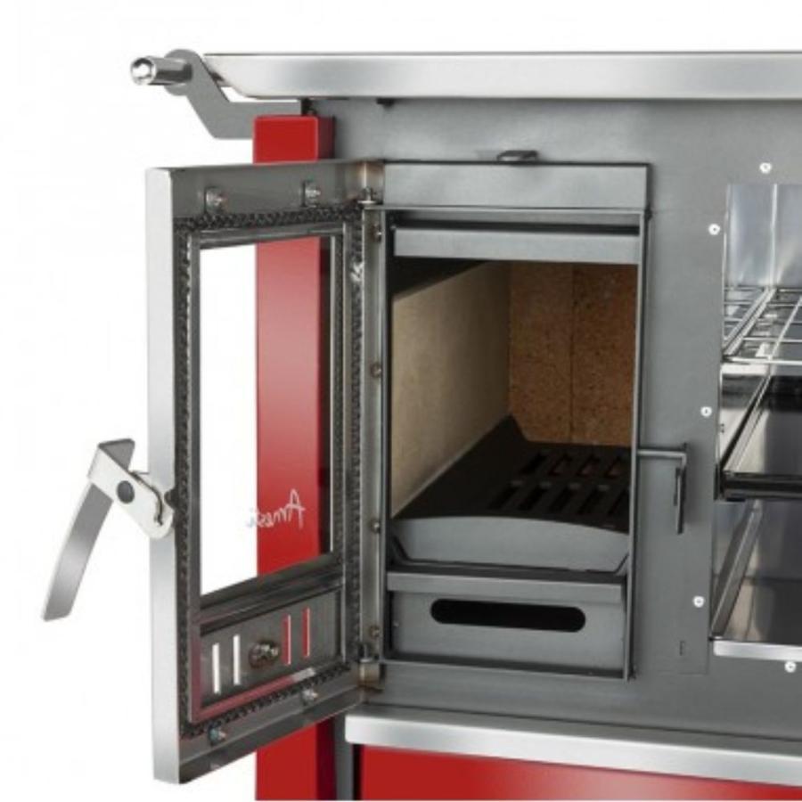 Cocina A Leña Amesti Allegra Rojo