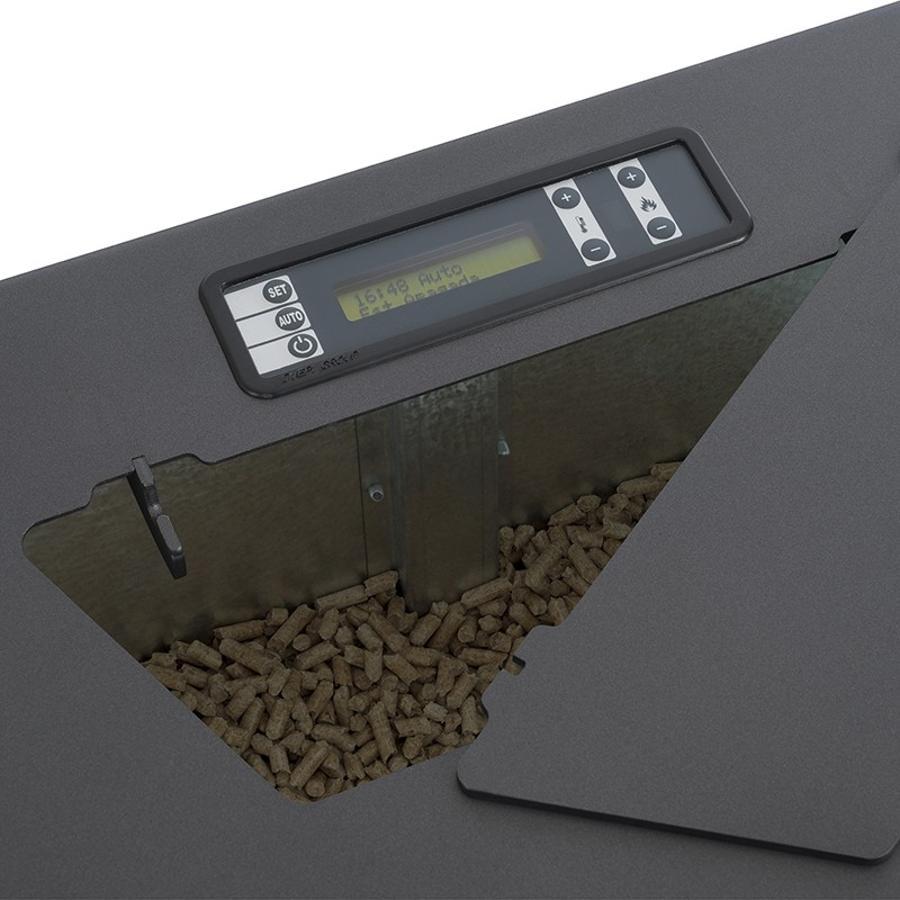 Calefactor Pellet Amesti Italy 8100 Plus Negra