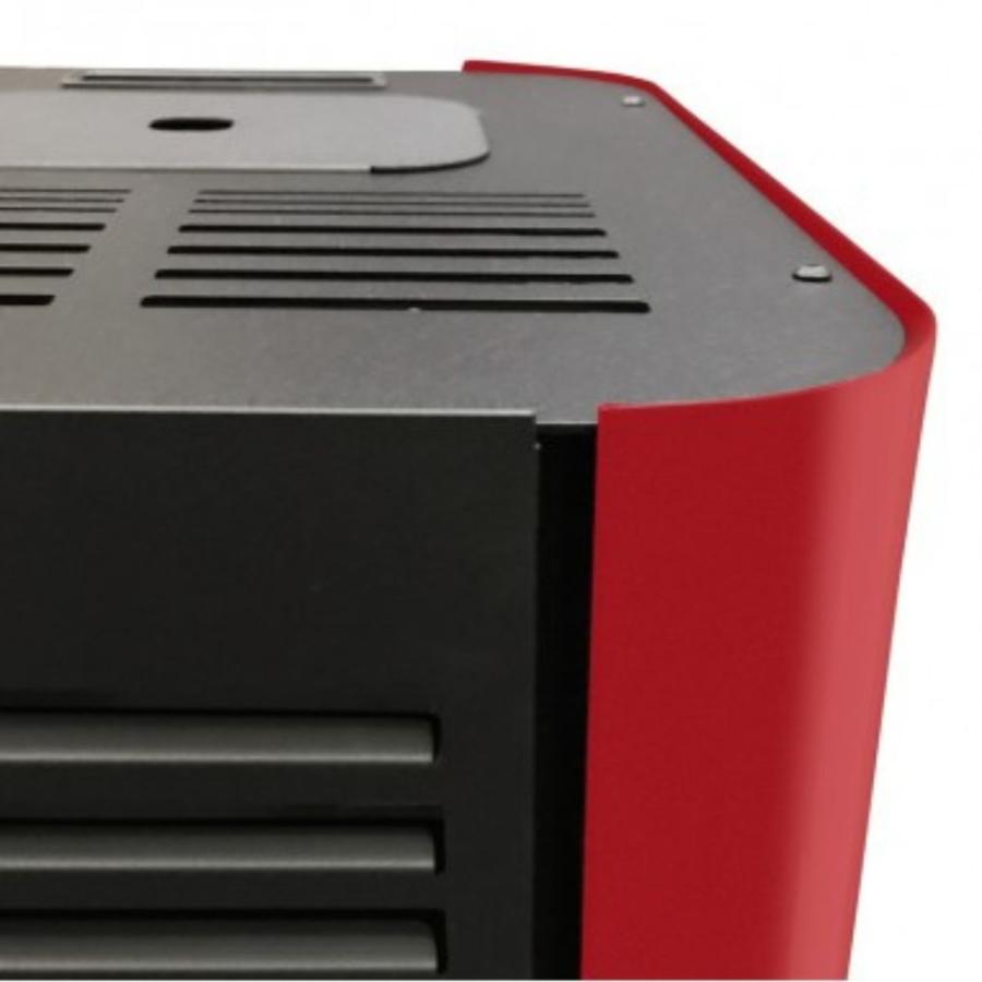 Estufa Pellet Amesti Milano Rojo
