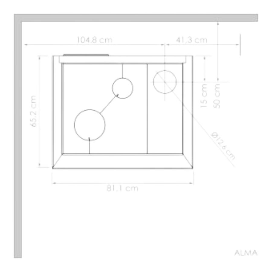 Cocina a leña ALMA Amesti 01-248