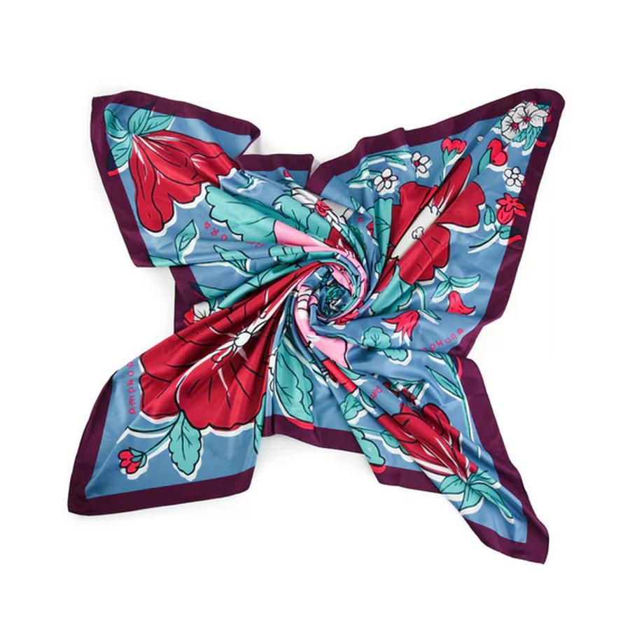 Pañuelo Grande Mujer Amphora Narcisa Denim Multicolor