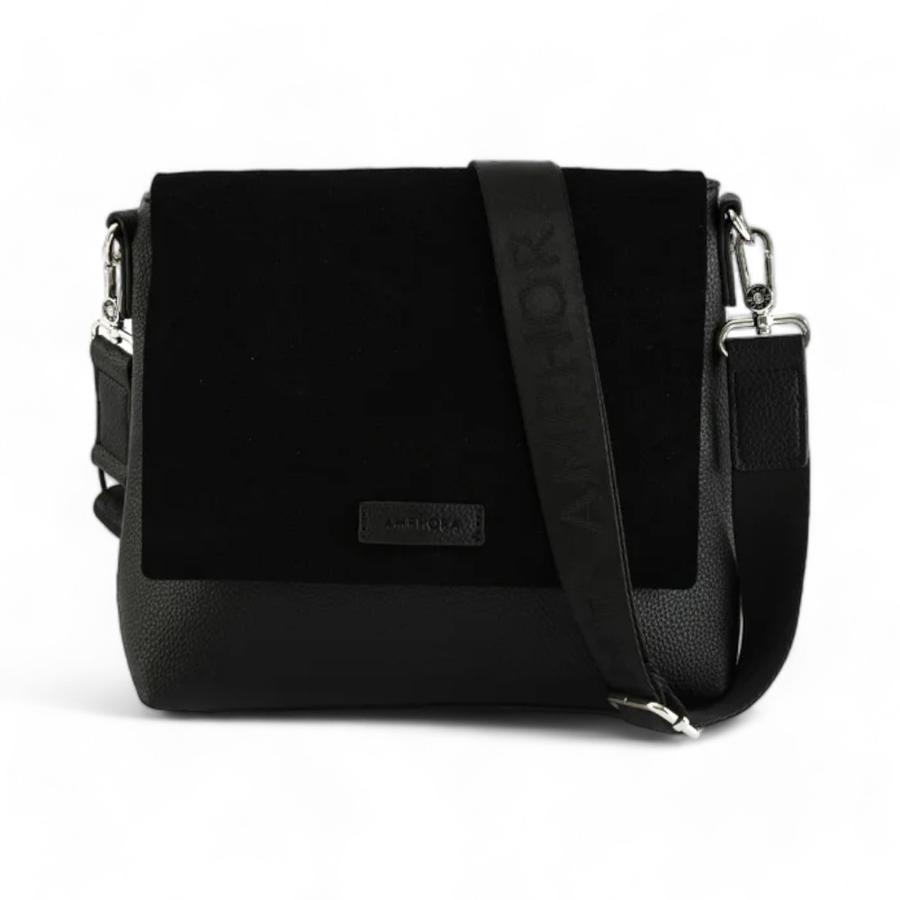 Cartera Mujer Amphora Bandolera Ankara Negro