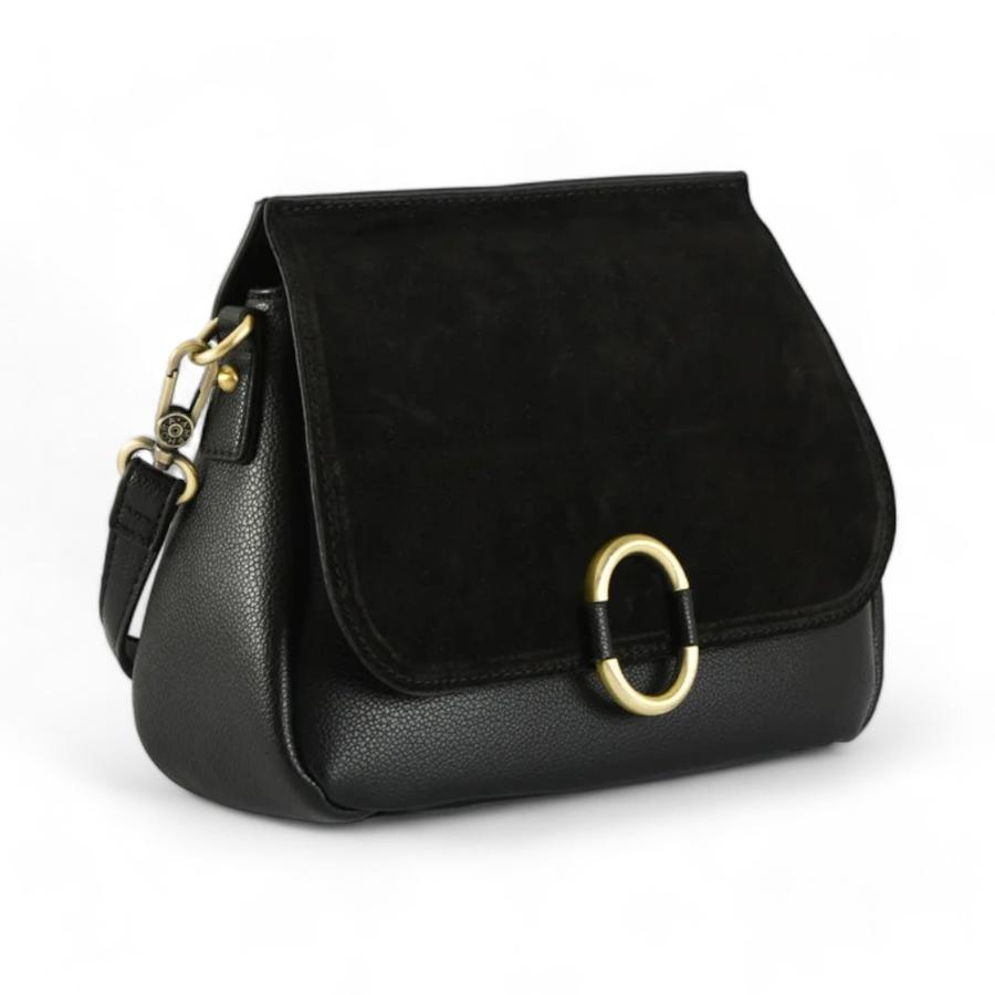 Cartera Bandolera Mujer Amphora Dubois Pequeña Negro