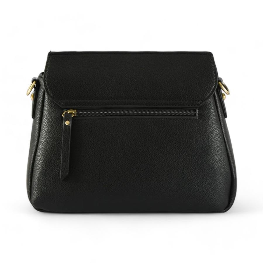 Cartera Bandolera Mujer Amphora Dubois Pequeña Negro