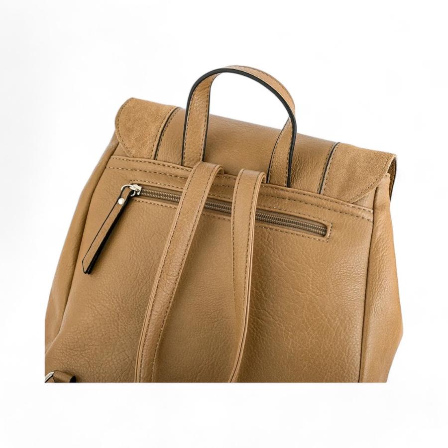Mochila Tapa Mediana Mujer Amphora Roux Taupe