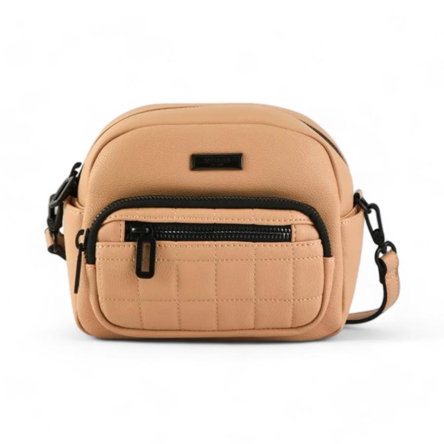 Cartera Bandolera Pequeña Mujer Amphora Lambert Beige