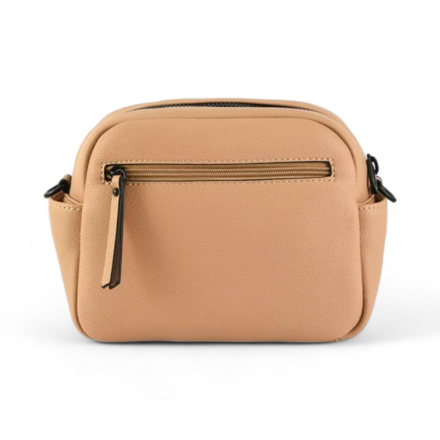 Cartera Bandolera Pequeña Mujer Amphora Lambert Beige