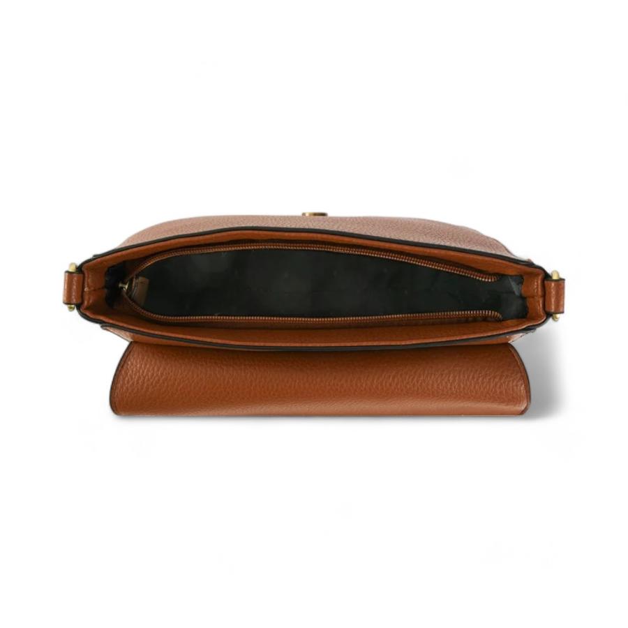 Cartera Mediana Mujer Amphora Bandolera Roseau Café 