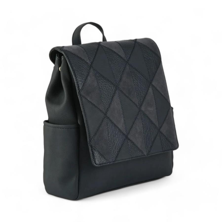 Mochila Mujer Amphora Bonet Tapa Mediana Azul Oscuro