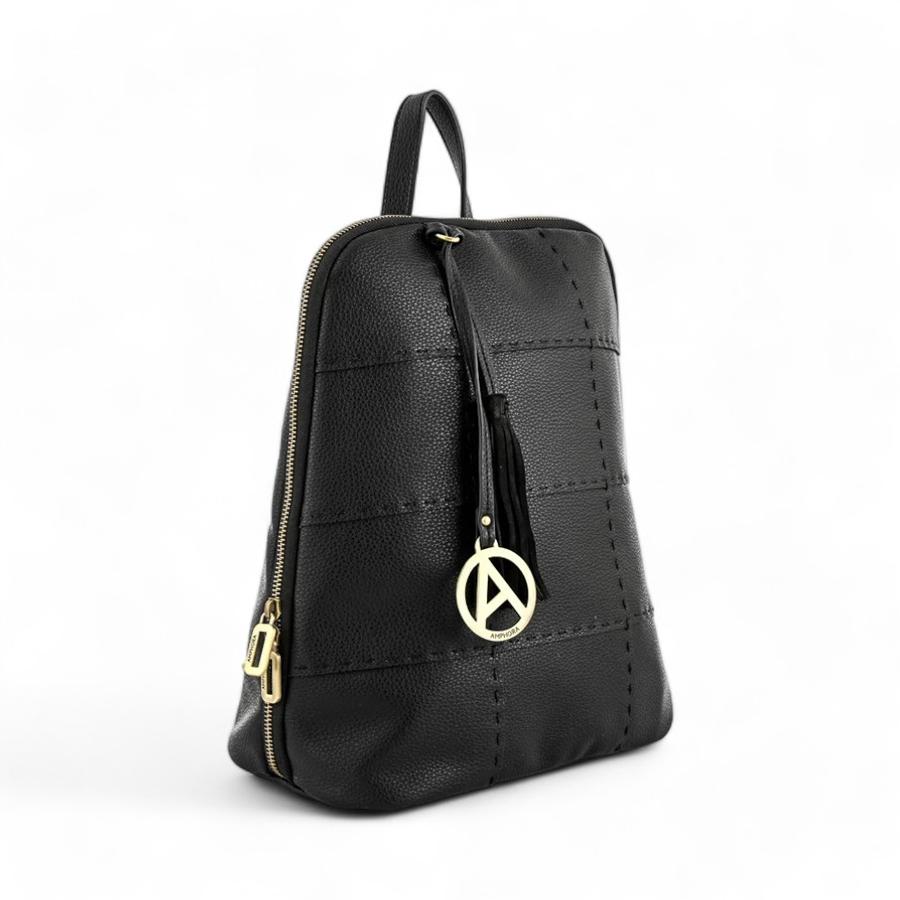 Mochila Mediana Mujer Amphora Robin Negro