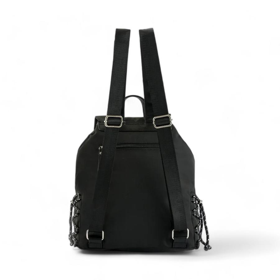 Mochila Tapa Grande Mujer Amphora Soleil Negro