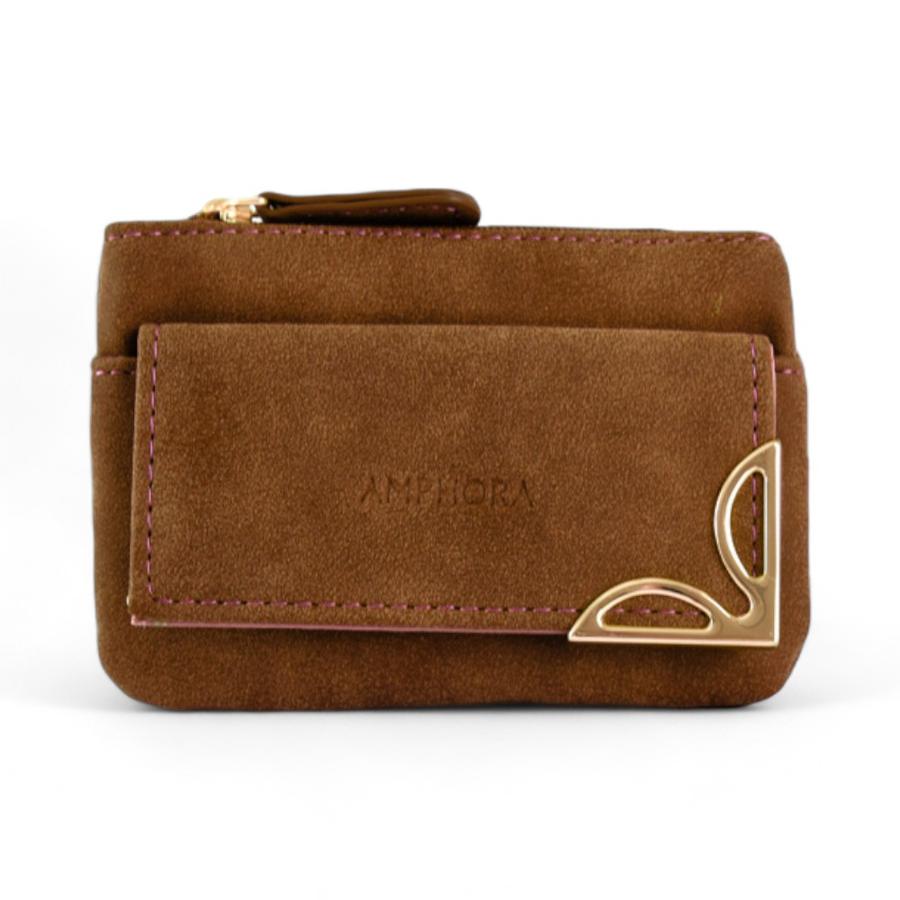 Monedero Mujer Amphora Rectangular Eleonor Café