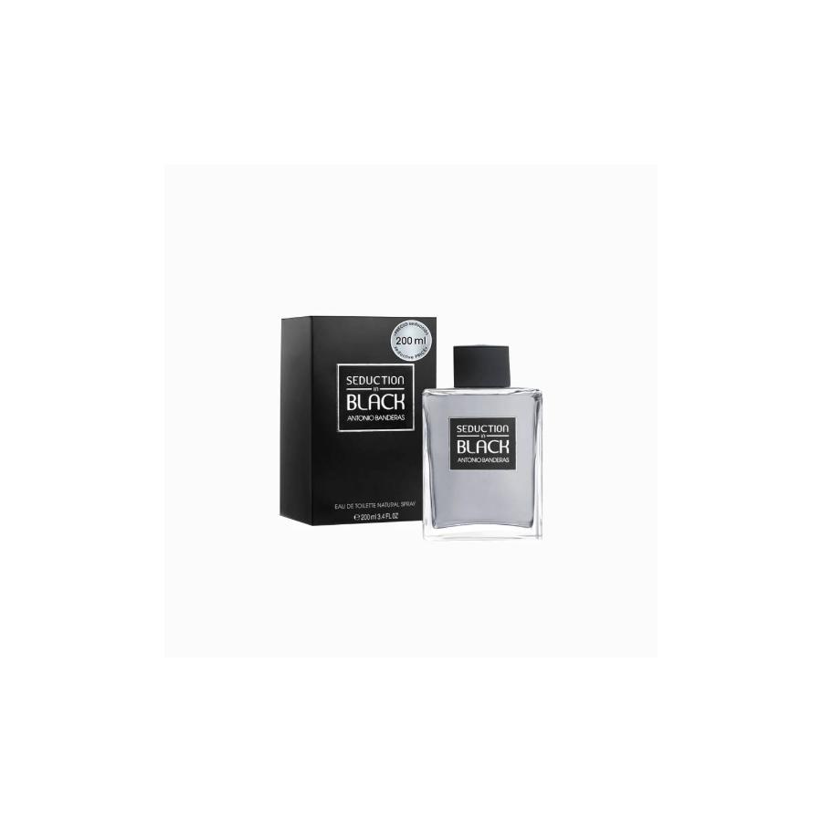 Perfume Antonio Banderas Seduction In Black Hombre EDT 200Ml