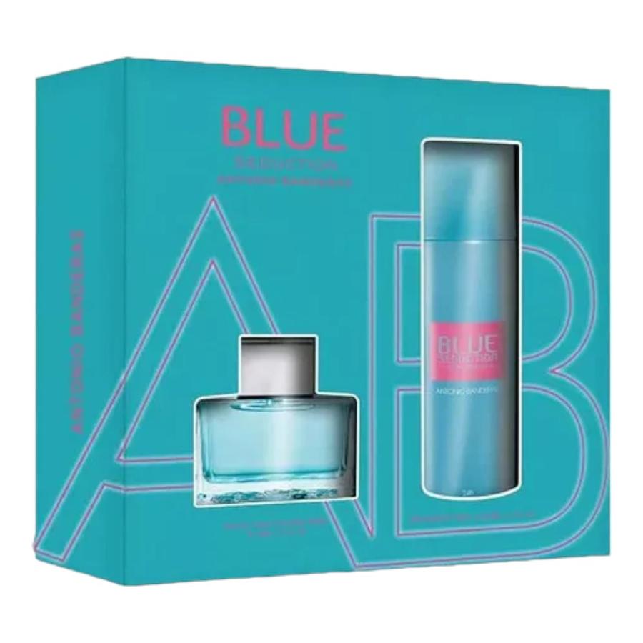 Perfume Mujer Antonio Banderas Blue Seduction Edt 180Ml + Deo 150ml