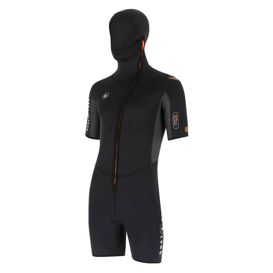 Chaqueta Buceo 5,5mm Dive C/gorro Hombre Negro M/l
