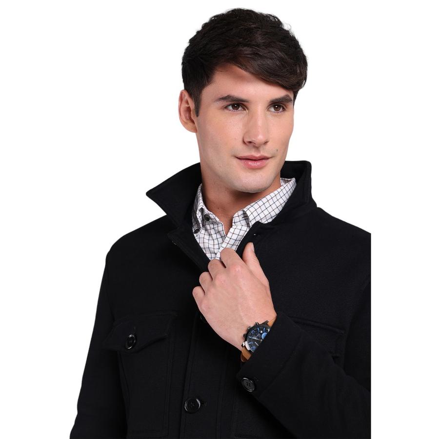 Chaqueta Abotonada Hombre Arrow Negro