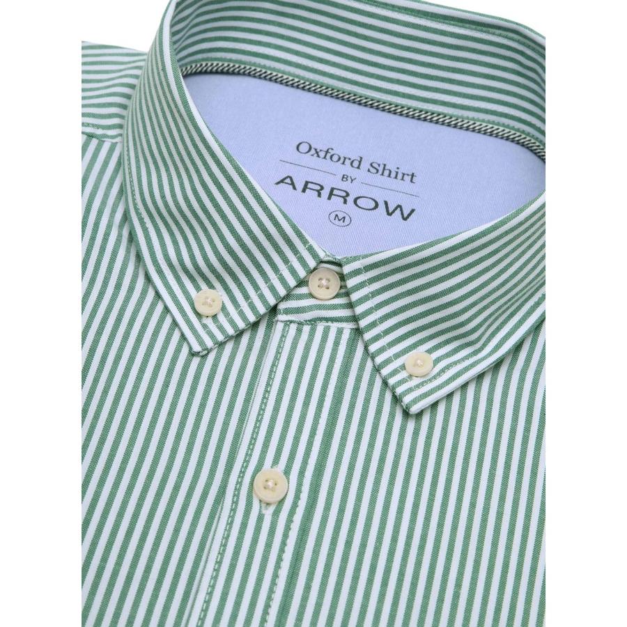 Camisa Rayas Hombre Arrow Verde