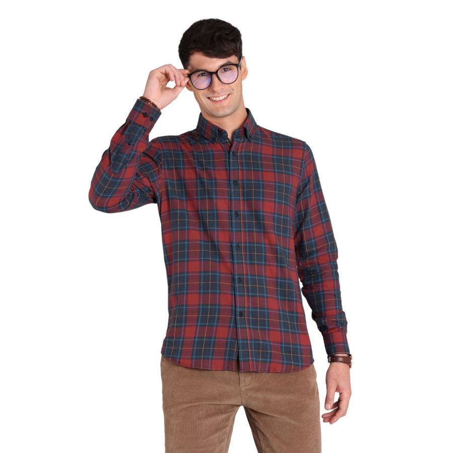 Camisa escocesa hombre best sale