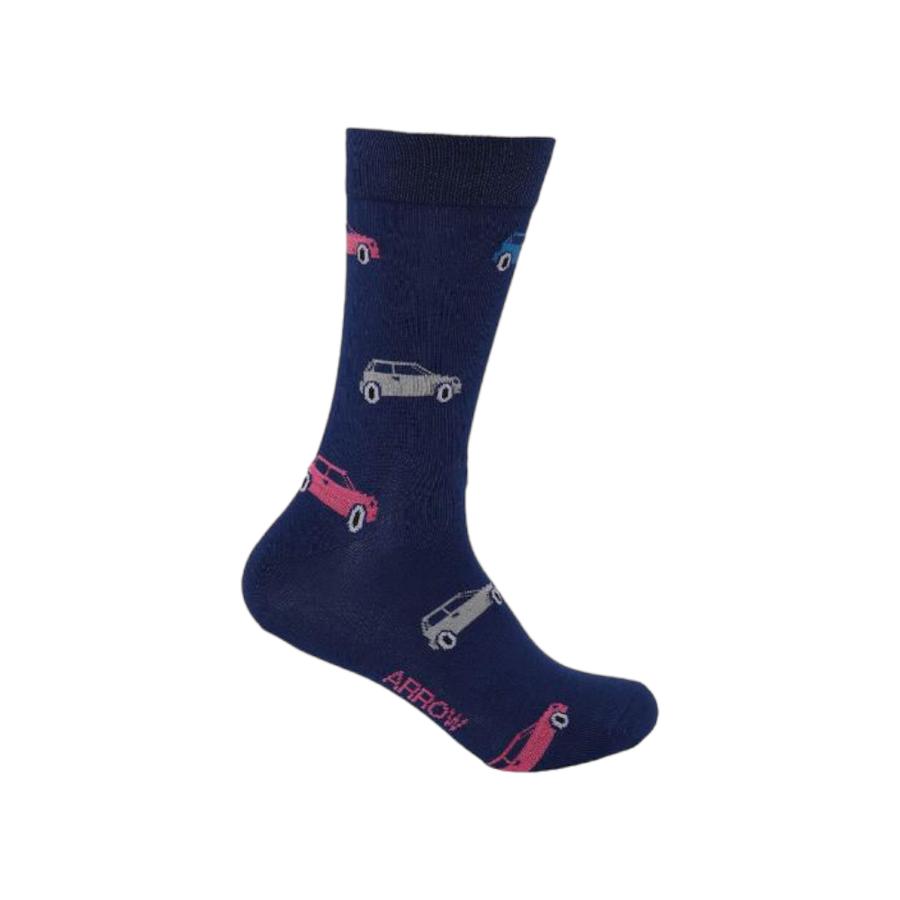 Calcetines Hombre Pack 4 Arrow Design Multicolor Azul