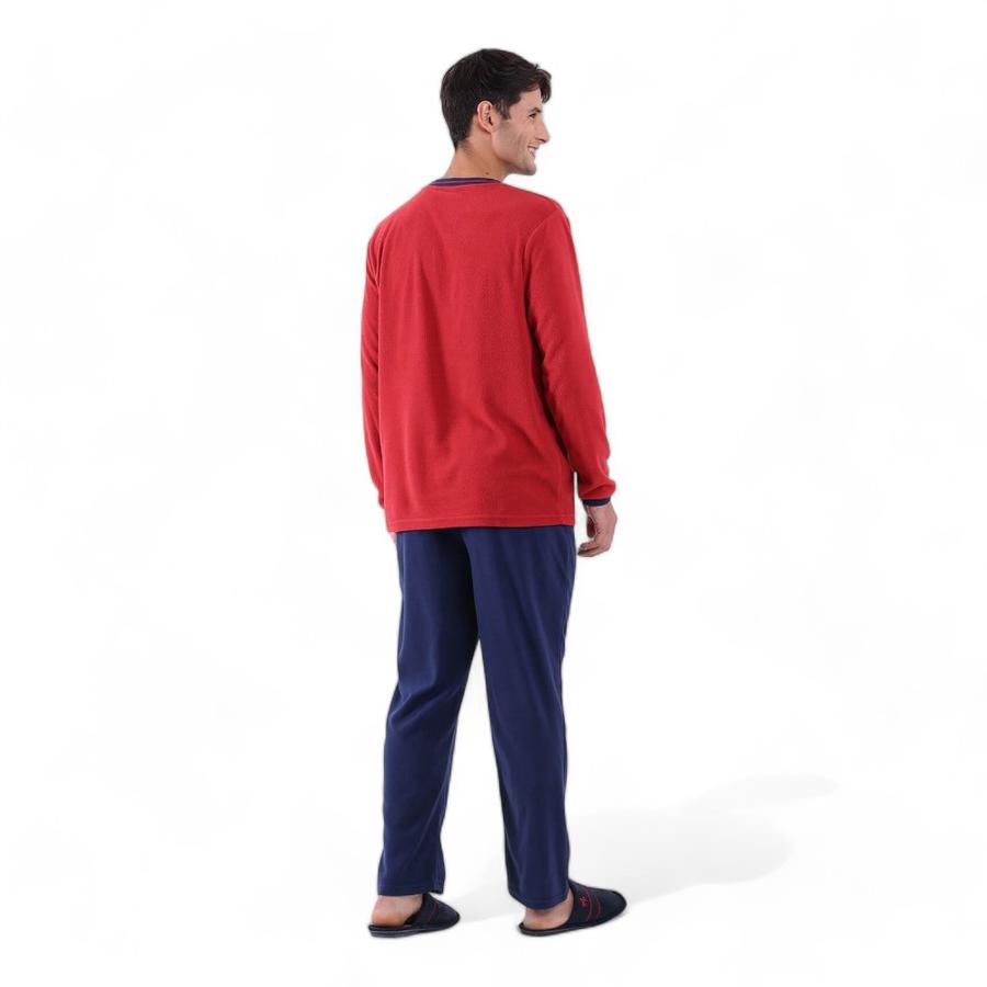 Pijama Hombre Arrow Cuello Redondo Polar Multicolor