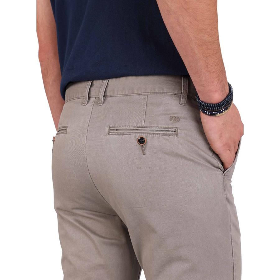 Pantalón Chino Basico Hombre Arrow Café