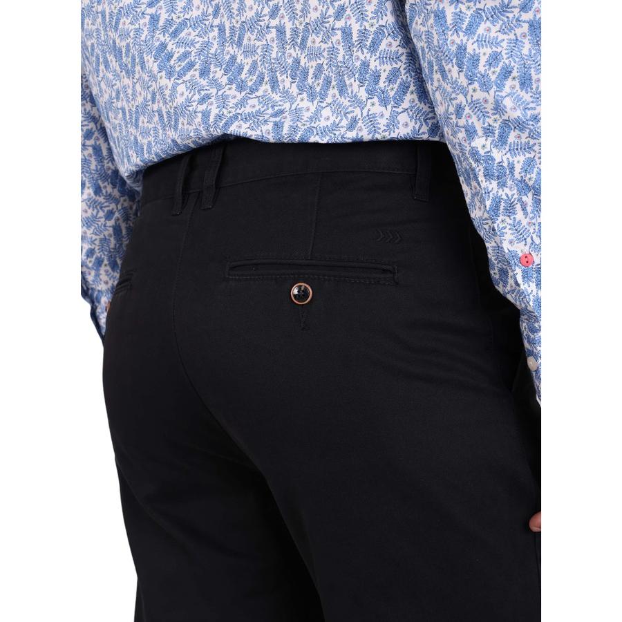 Pantalón Chino Basico Hombre Arrow Negro