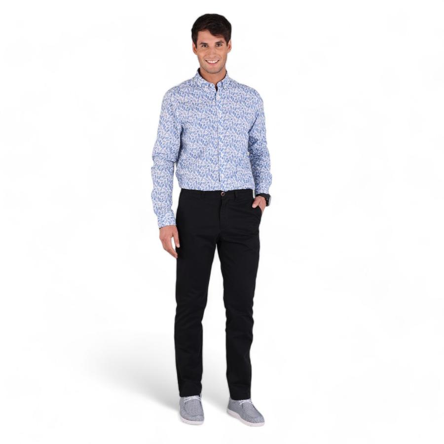 Pantalón Chino Basico Hombre Arrow Negro