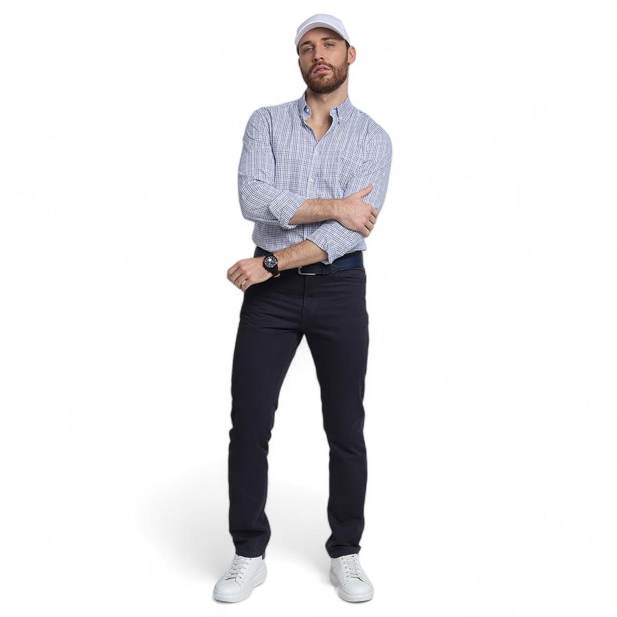 Pantalón 5 Pocket Basico Hombre Arrow Azul Marino