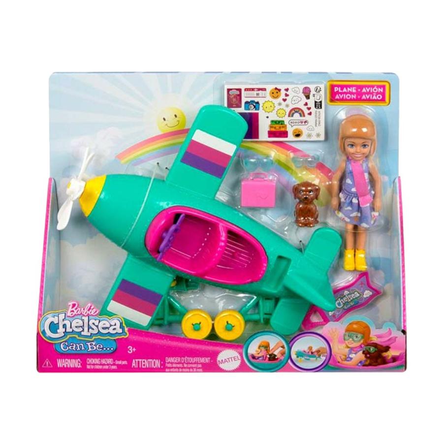 Barbie Set De Juego Chelsea Piloto De Avión
