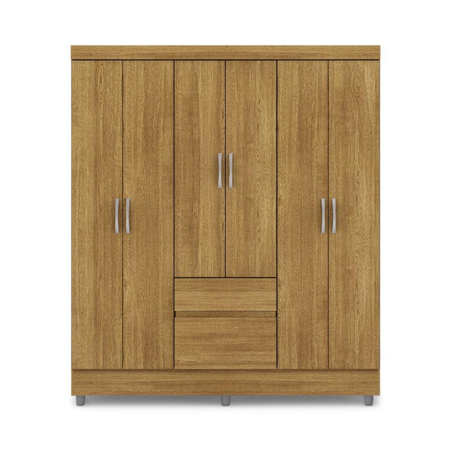 Clóset Baum Ideal Plus 6 Puertas 181x153 Cm Nature