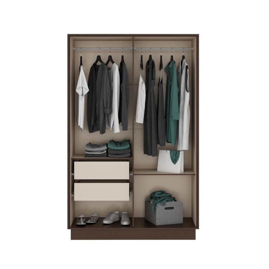 Closet Baum 4 Puertas Tabaco