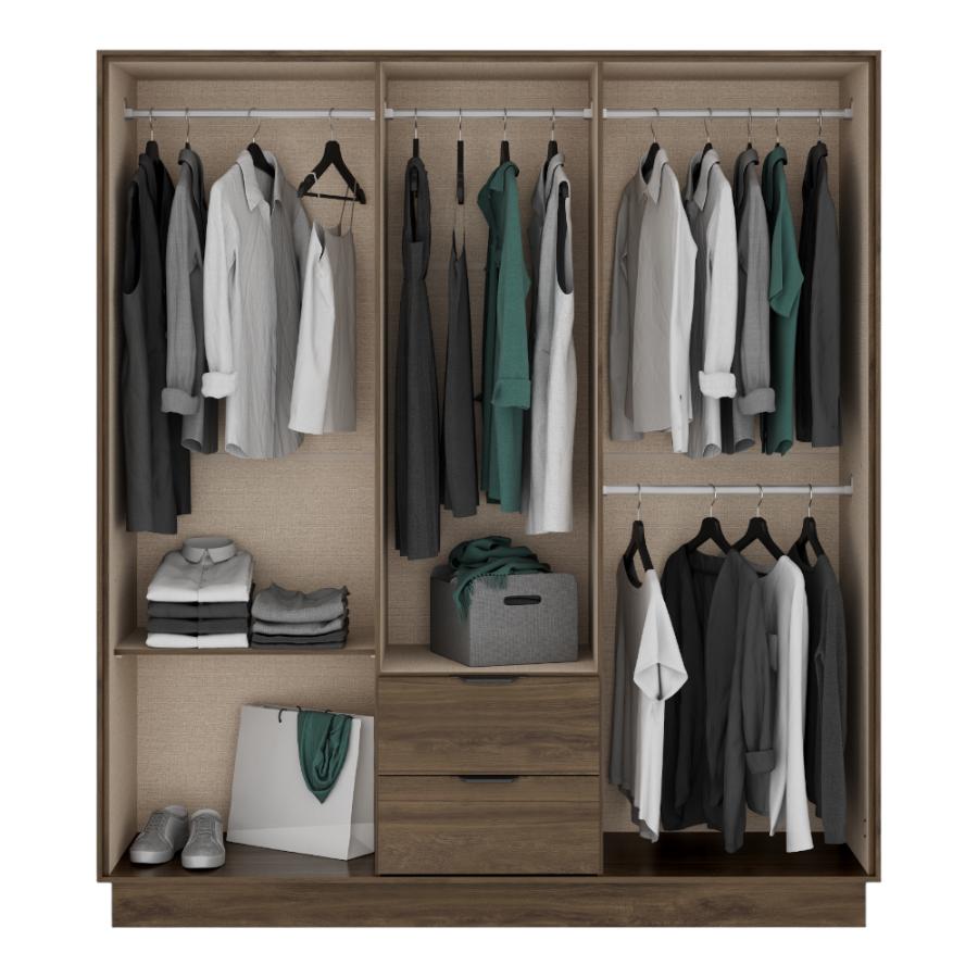 Closet Baum 6 Puertas + 2 Cajones 1138 Legno