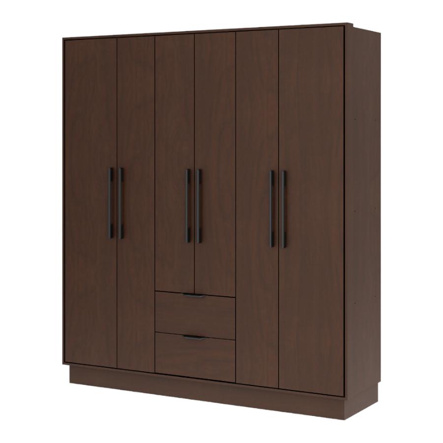 Closet Baum 6 Puertas + 2 Cajones 1138 Tabaco Touch